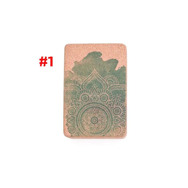 Yoga block av kork