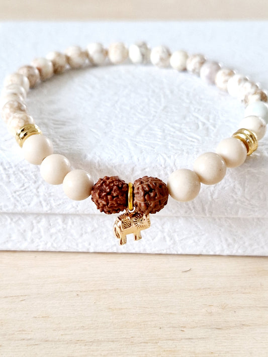 Mala armband "Balans & Lugn"