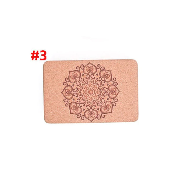 Yoga block av kork