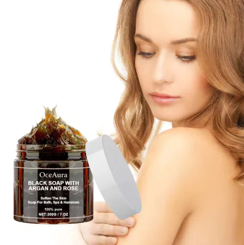 Black Soap, Argan And Rose